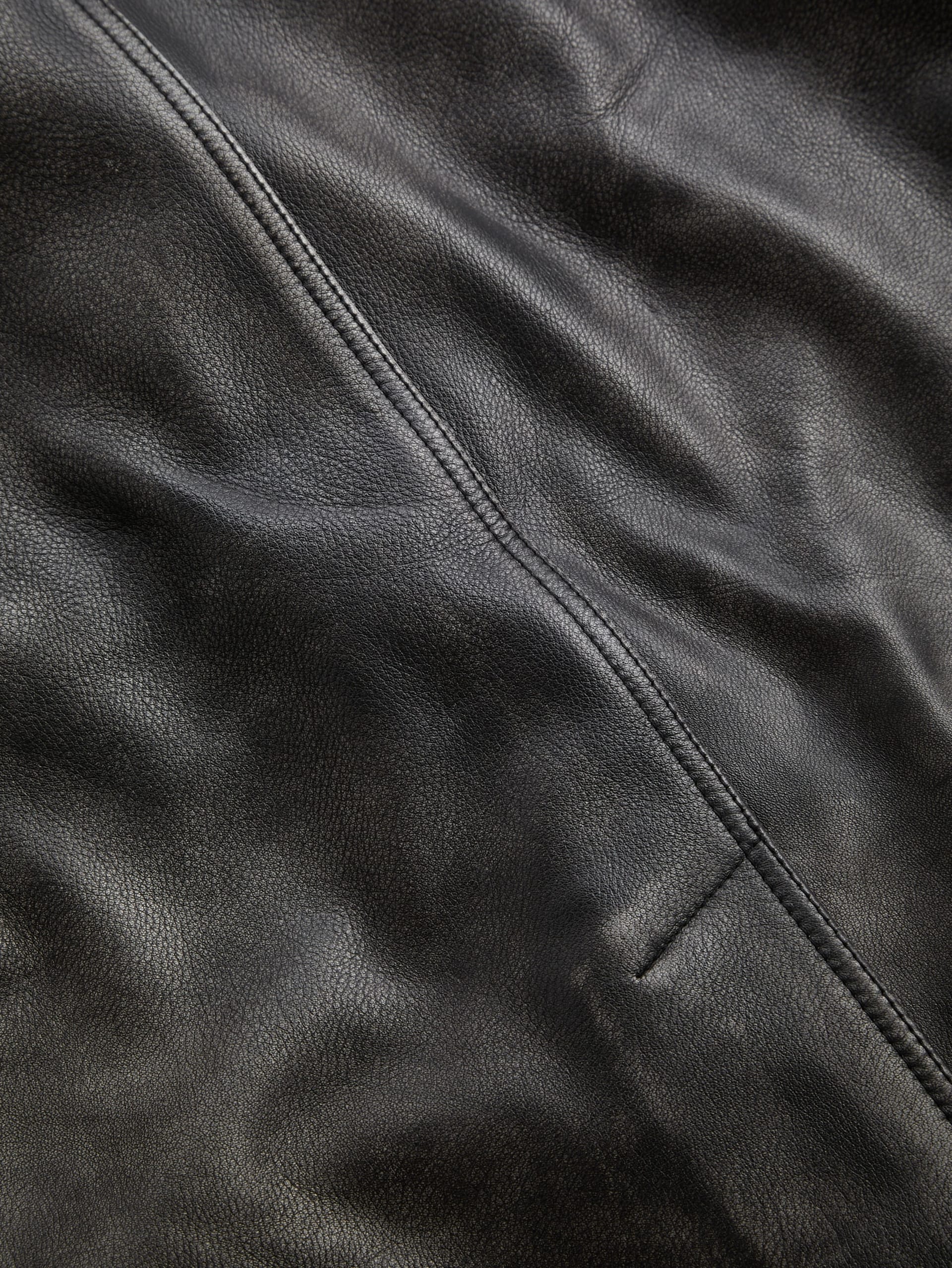 jaqueta de couro vintage