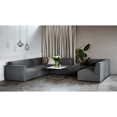 GRO U-formet modulsofa - antracit