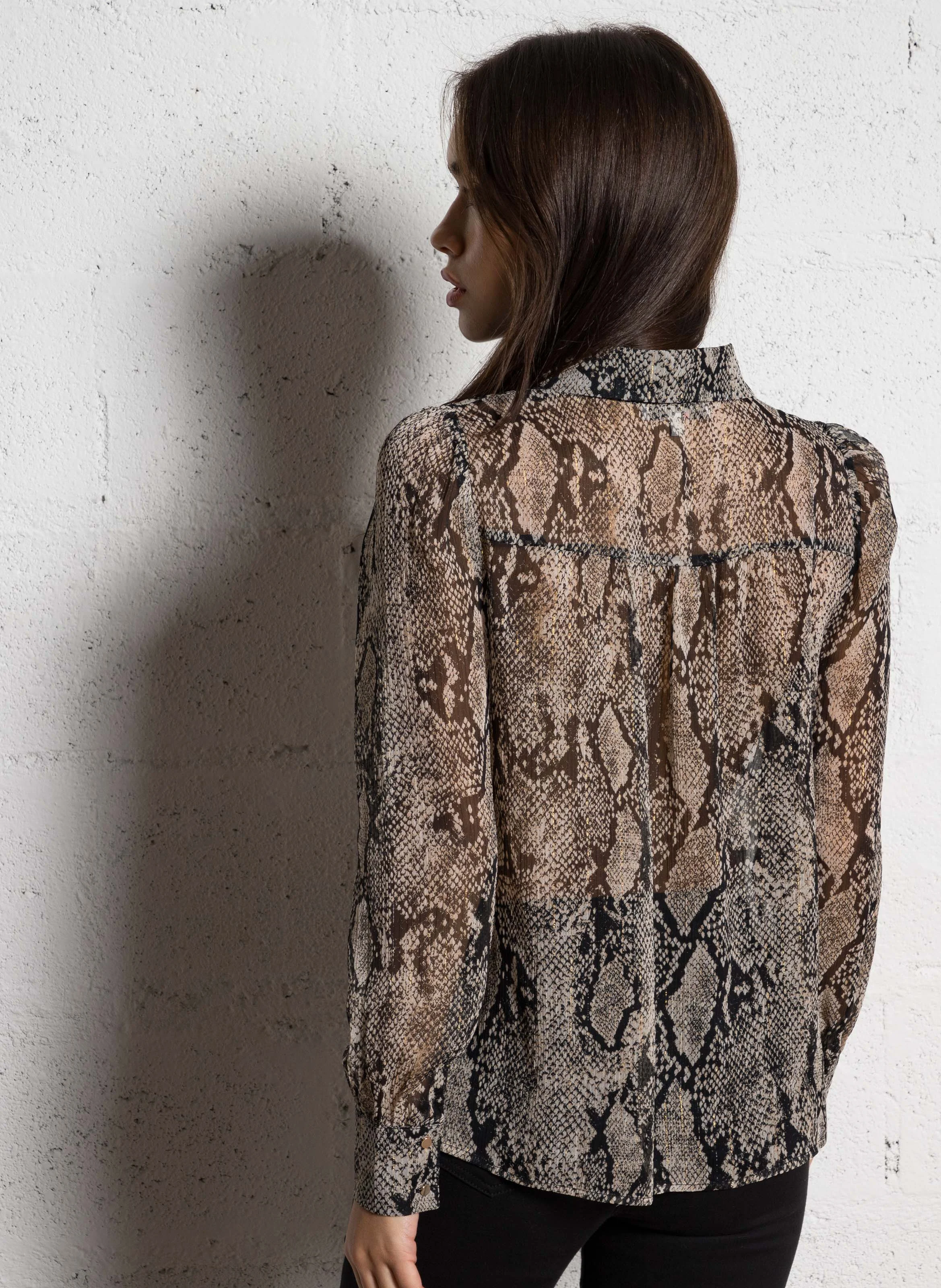 CIPYTH - Chemise droite fluide à imprimé| Multicolore