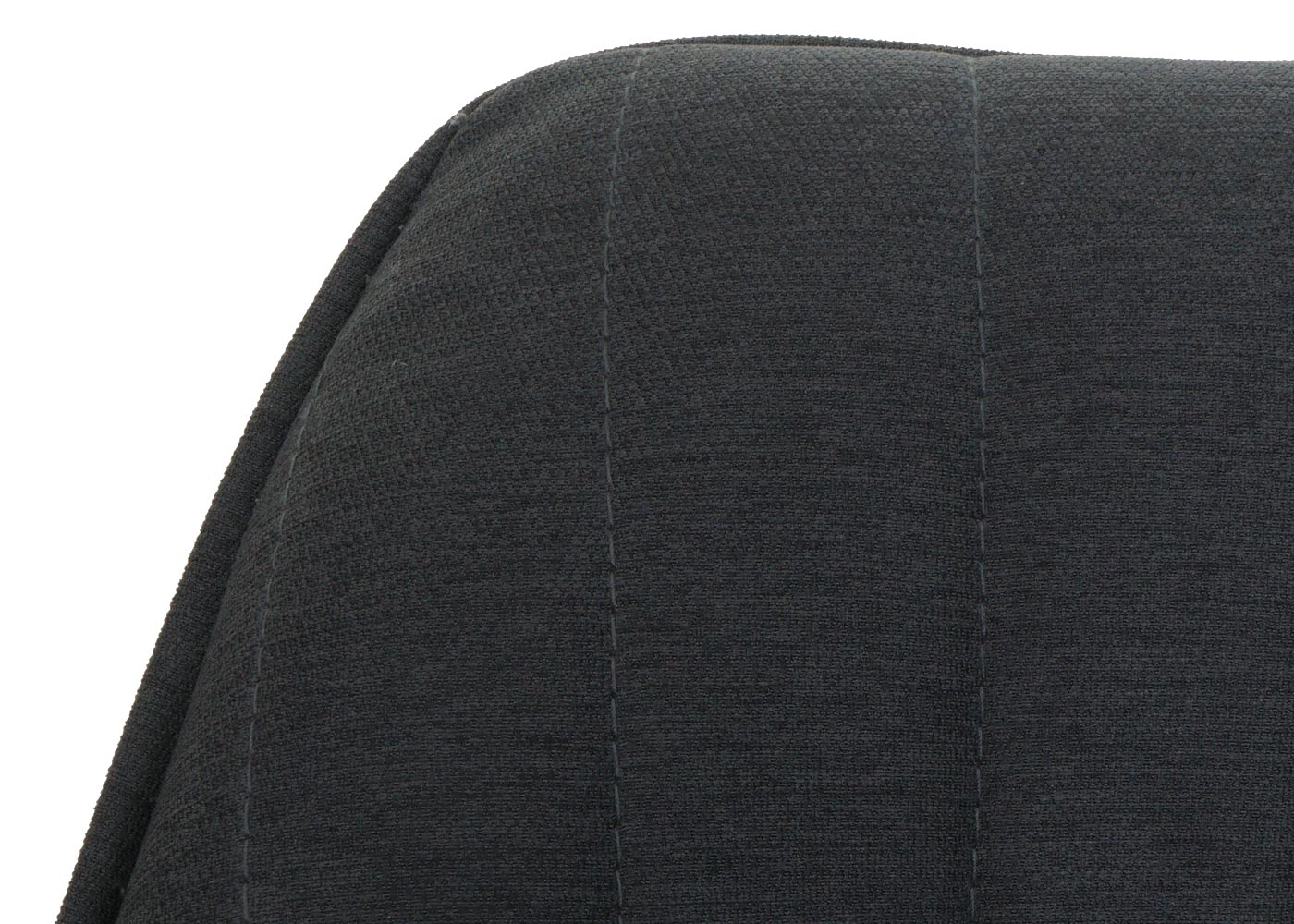 6er-Set Esszimmerstuhl MCW-K27, Küchenstuhl Stuhl mit Armlehne, drehbar Stoff/Textil ~ dunkelgrau