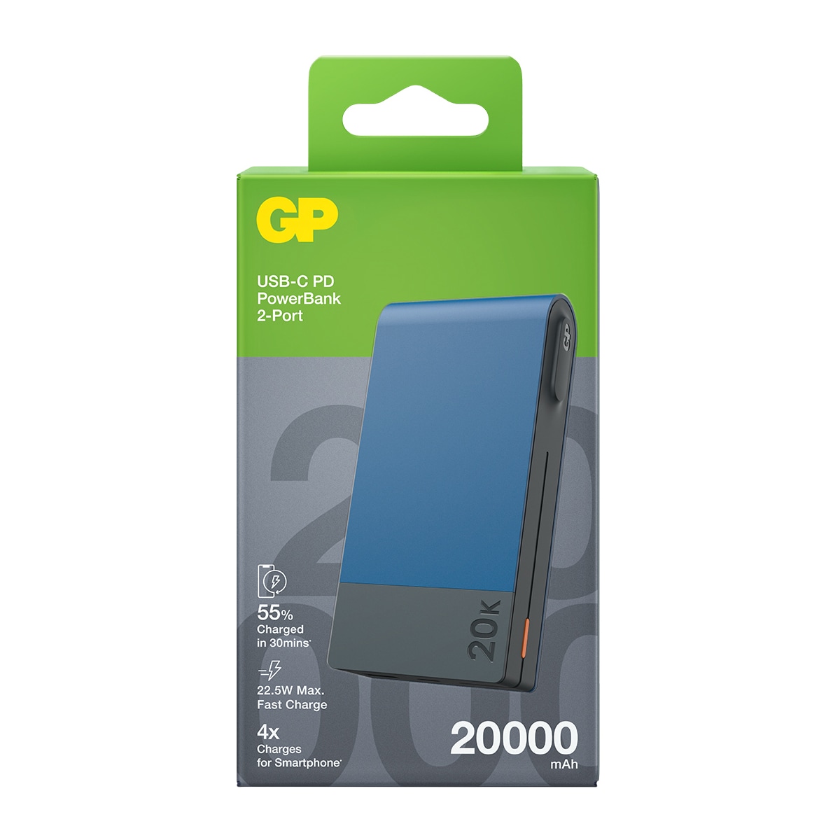 GP M2 powerbank 20000mAh (blå)