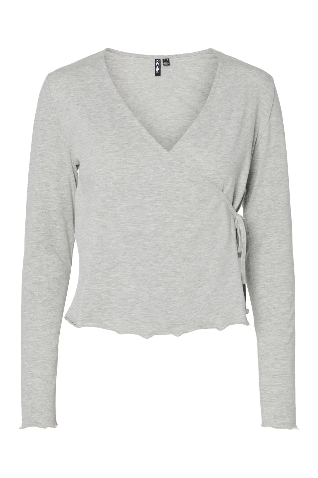 Pieces Pcgeorgina Ls V-Neck Wrap Top Jit