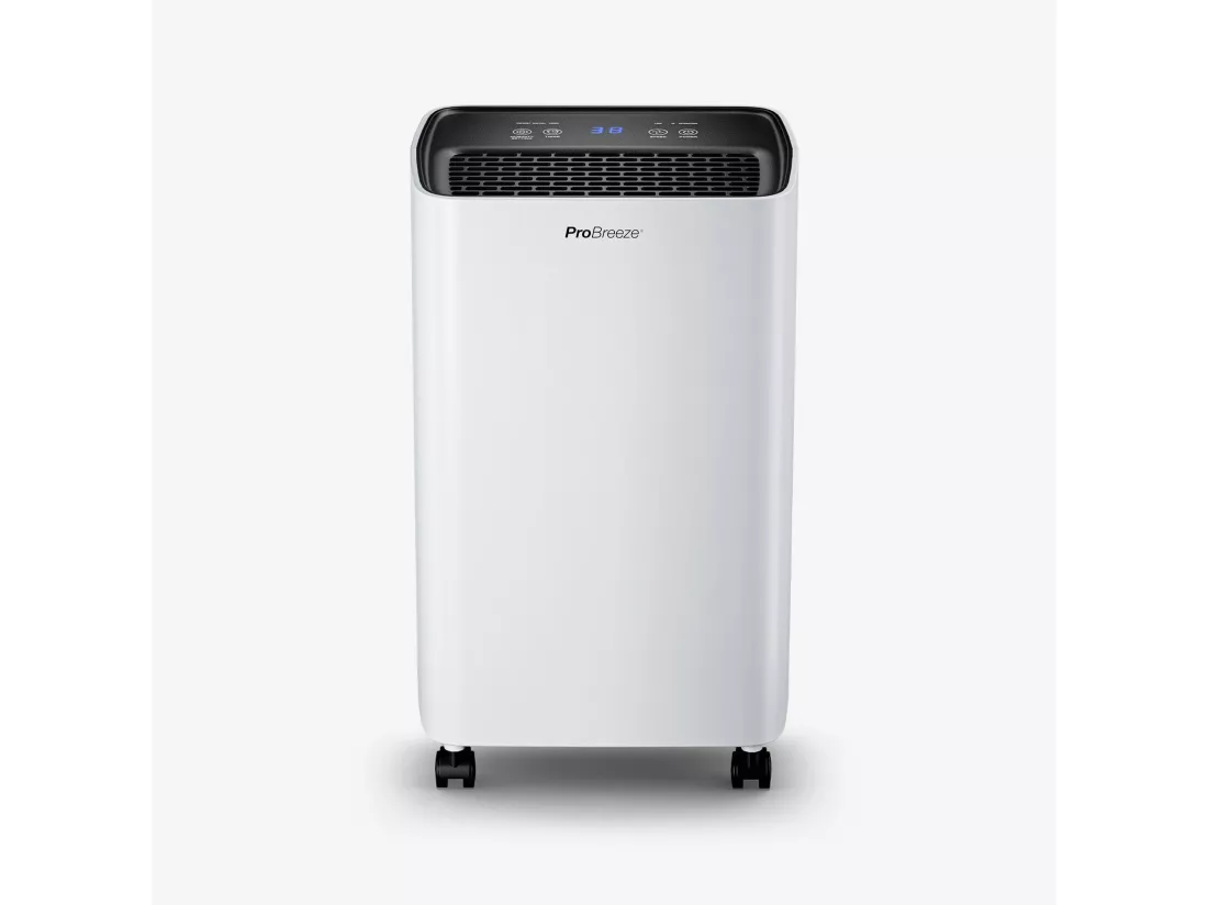 Pro Breeze Déshumidificateur compact 12ljour avec design élégant pour pièces jusqu'à 20 m²