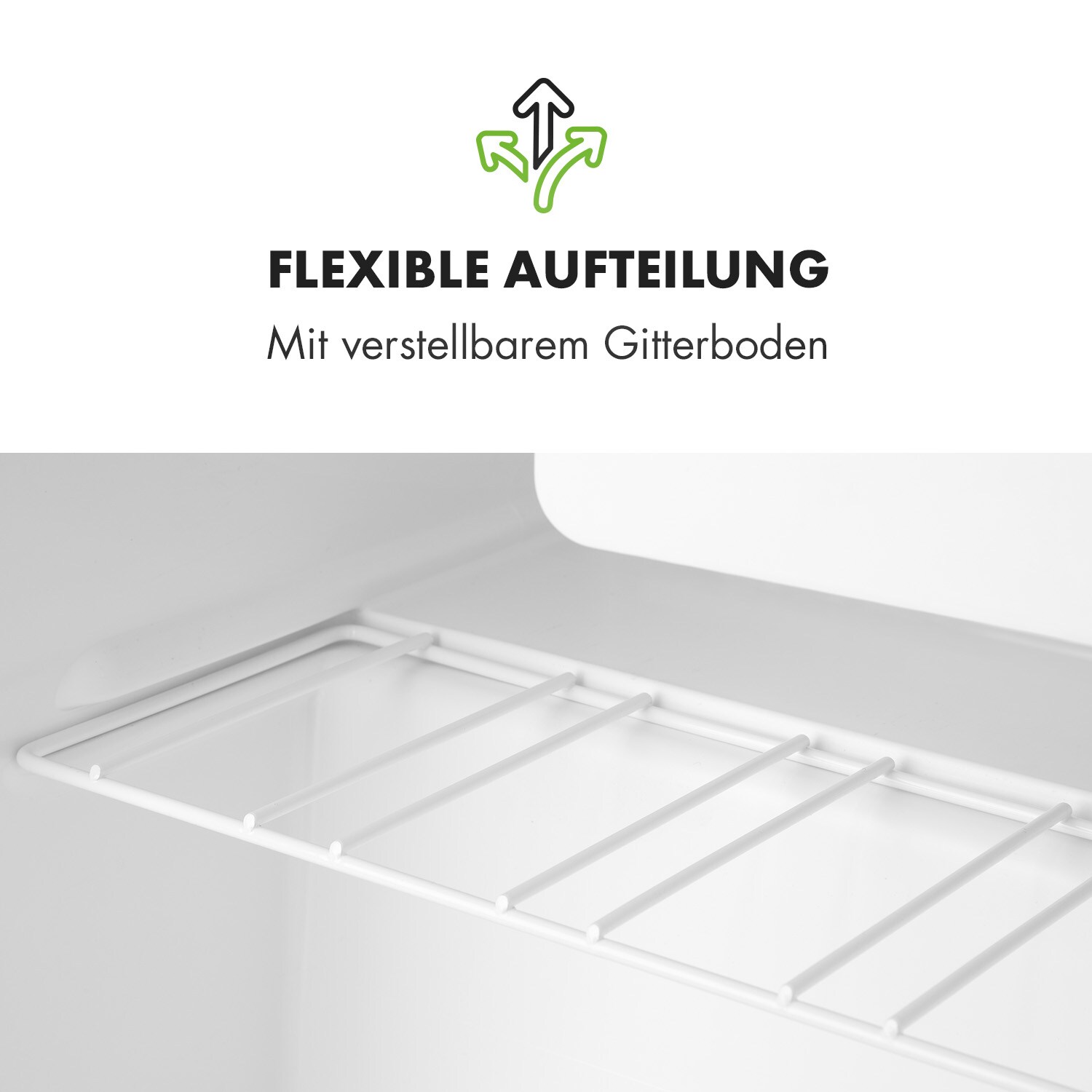 Snoopy Eco Mini-Kühlschrank mit Gefrierfach 41 Liter 39dB Weiß