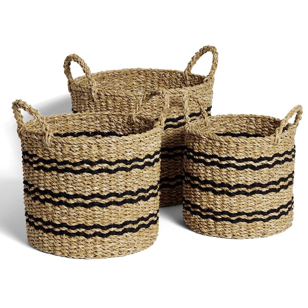 Panière osier ronde moyen modèle Ø32xH27cm