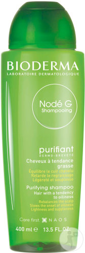 Bioderma Nodé G Shampoing Purifiant Cheveux À Tendance Grasse Flacon 400ml