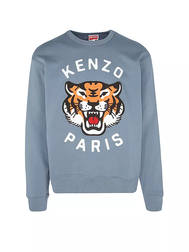 KENZO Sweater LUCKY TIGER blau