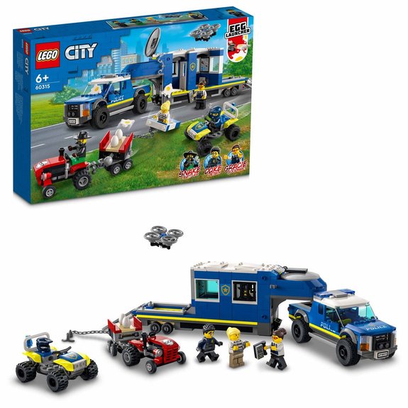 Le camion de commandement mobile de la police LEGO City 60315