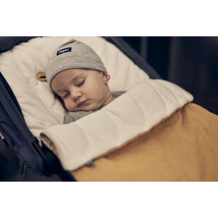 Najell Winterfußsack Dijon Yellow Cord