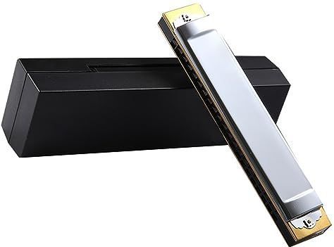 Harmonica voor Studenten Messing Riet 21-gaats Geaccentueerd Mondharmonica Professioneel Spelend Mondharmonica-instrument (Color : G key)