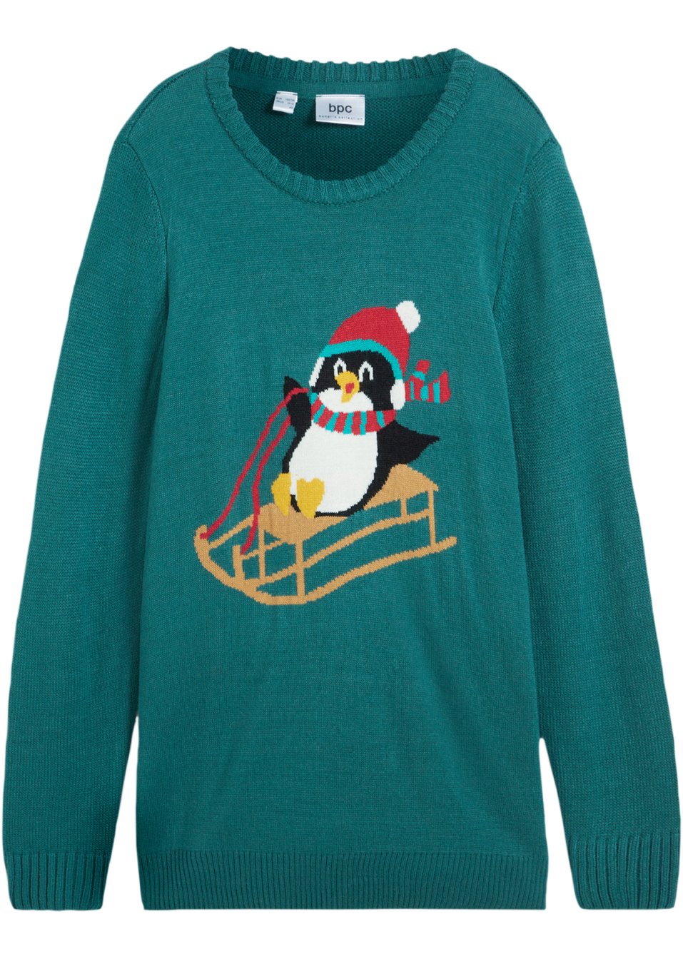 Pull en maille enfant avec motif de Noël