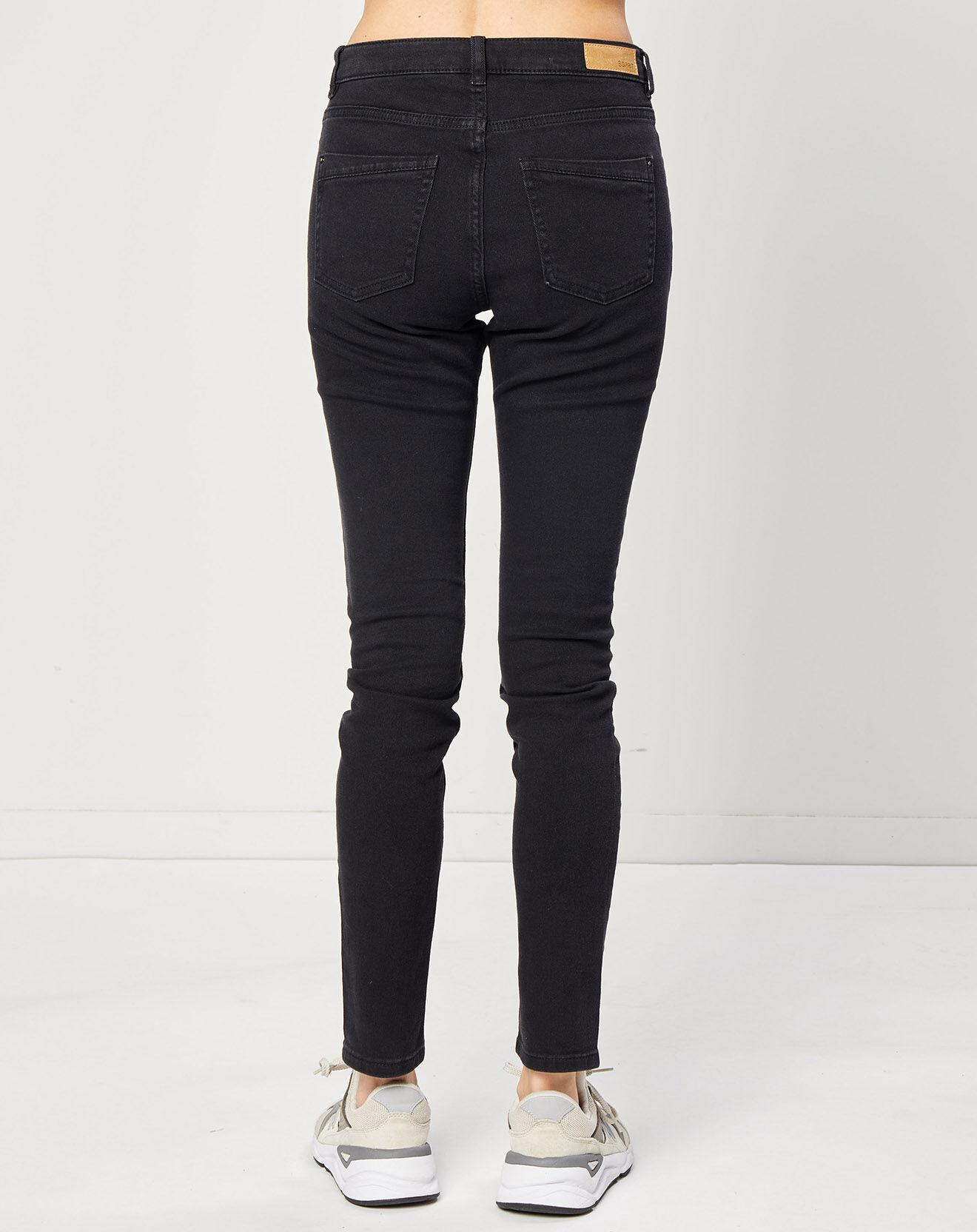 Esprit Jean Slim en Toile de coton noir
