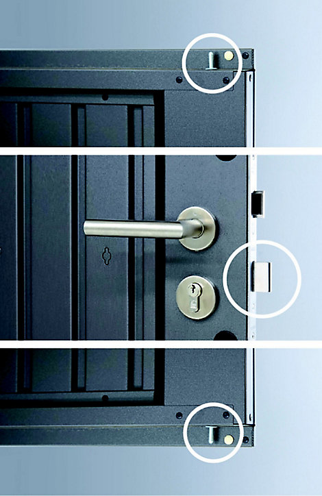 Abri de jardin double porte Biohort AvantGarde A5 en métal coloris gris quartz métallique ép.0,53 mm surface extérieure 5,72 m²