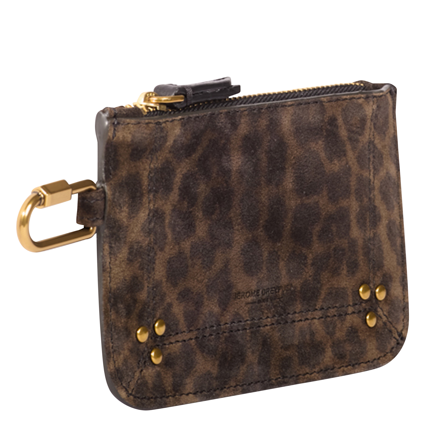 POPOCHE XS - Pochette en cuir velours | Kaki