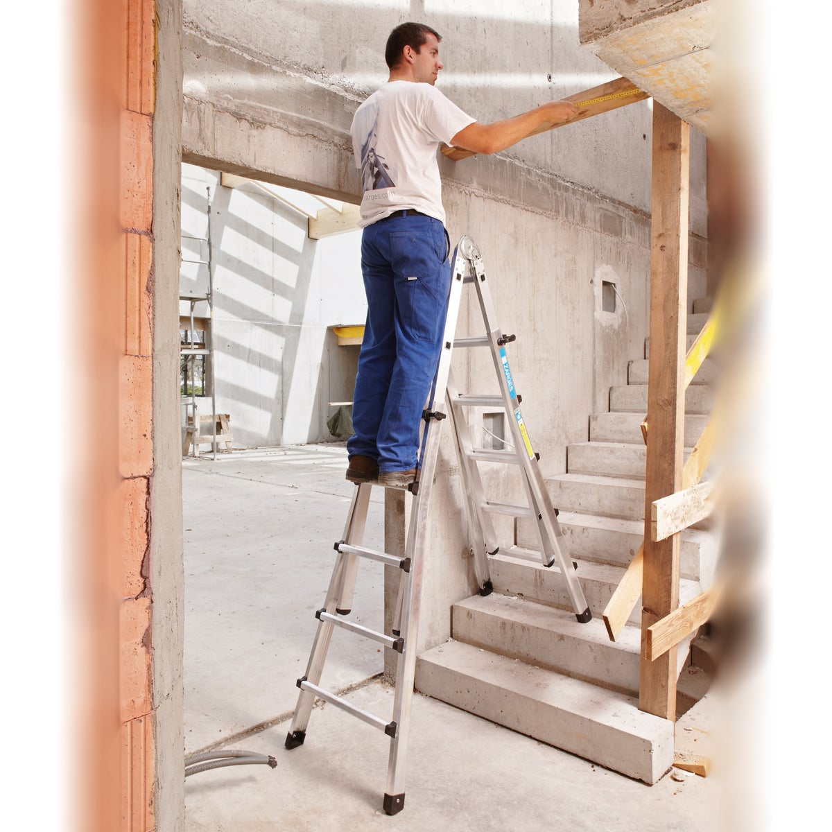 Zarges telescoopladder Variotec V 4x4 sporten
