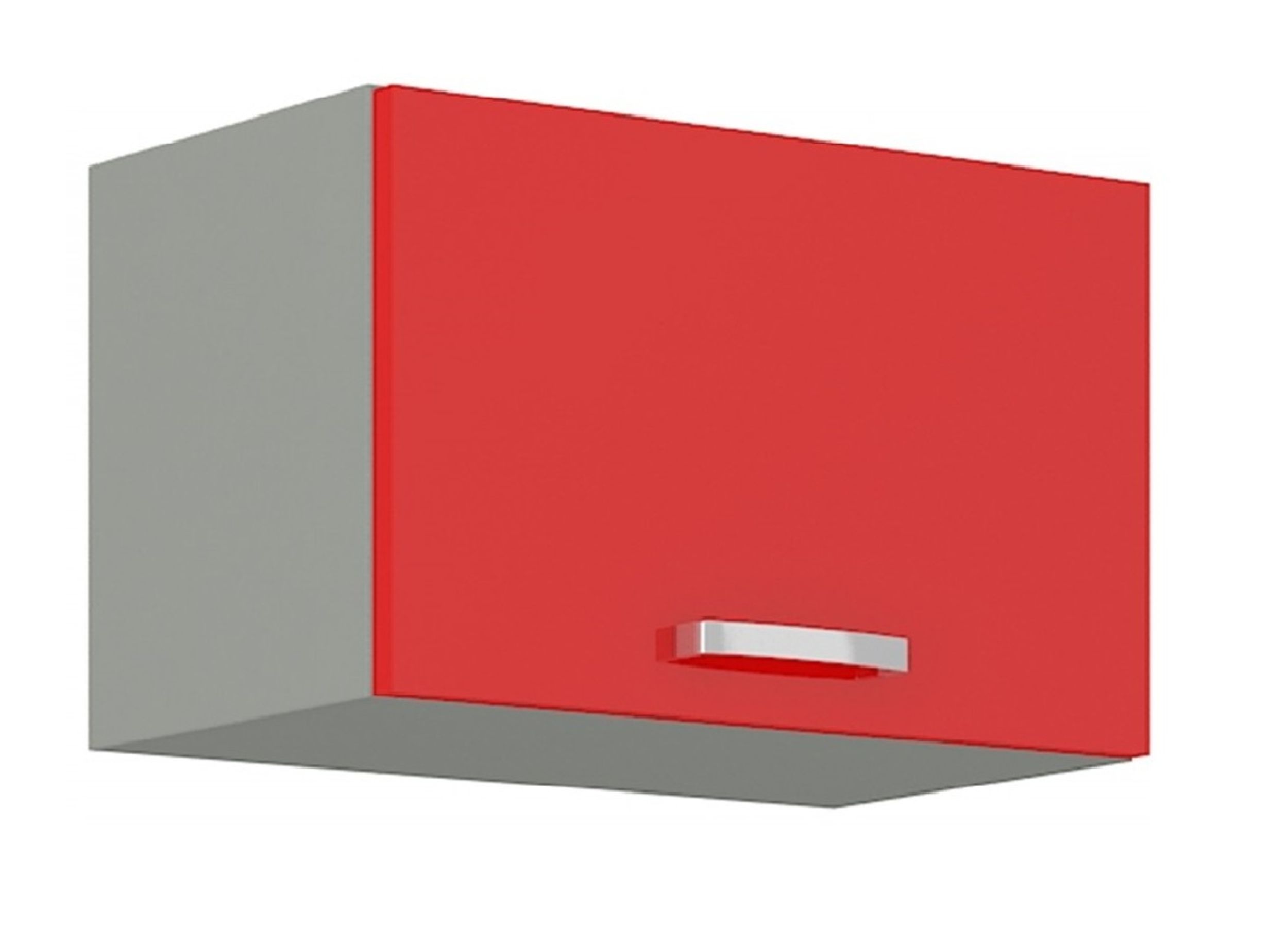 Küchen Hängeschrank 60 Glanz Rot Grau Küchenzeile Küchenblock Küche Rose Bianca