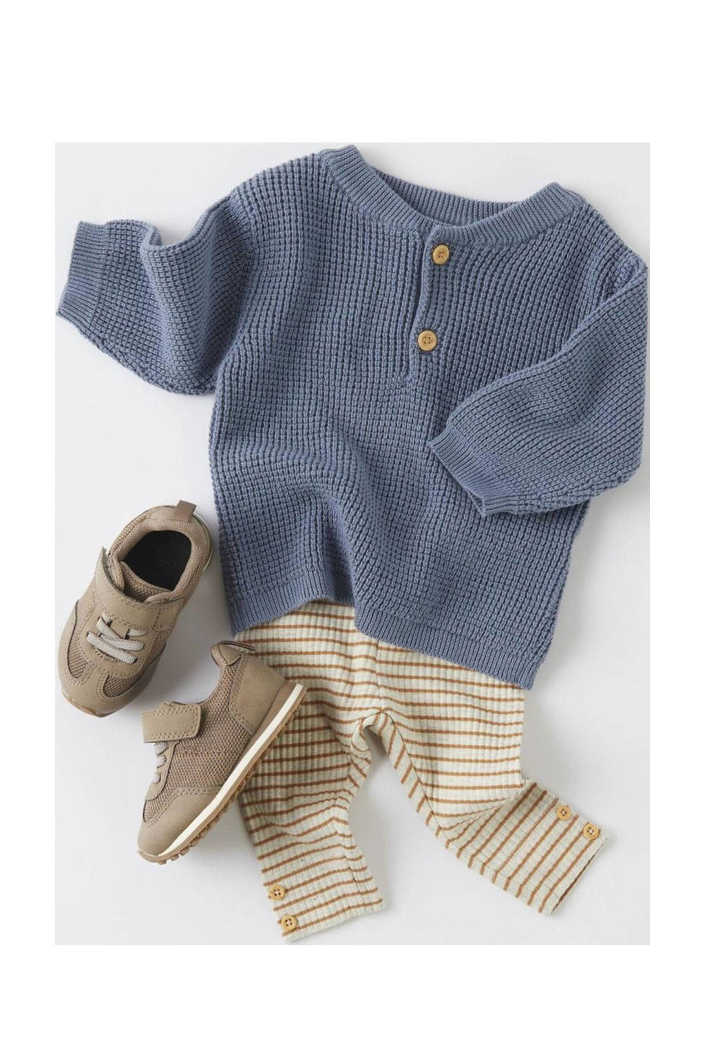 NAME IT sweater grijsblauw