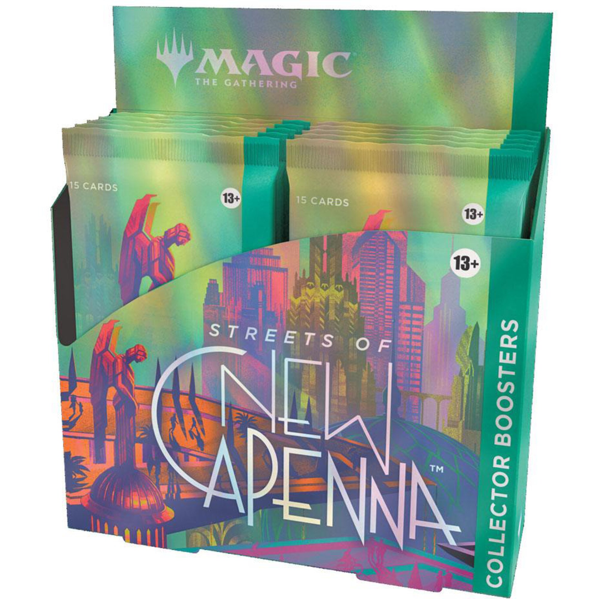 Wizards of the Coast Sammelkarten Magic: The Gathering - Streets of New Capenna Sammler Booster Display englisch