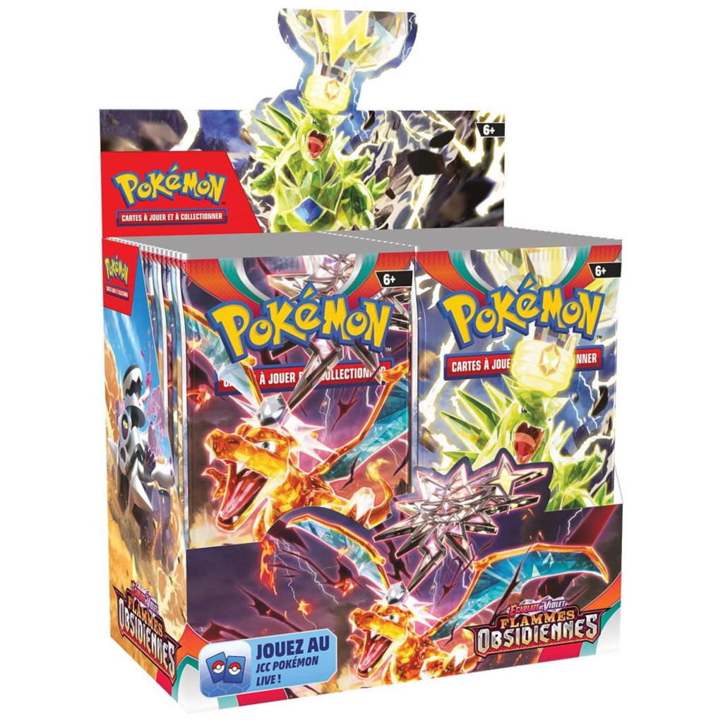 Pokemon EV03 : Flammes Obsidiennes - 36 Boosters
