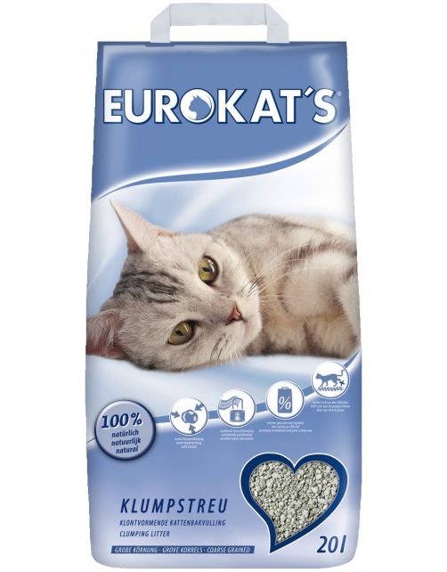 Eurokats Nature Blauw - Kattenbakvulling - 20 l