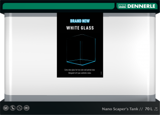 Dennerle Nano Scaperstank 70 L - Whiteglass