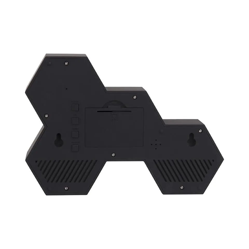 Alarm clock Six in the Mix rubberized black.