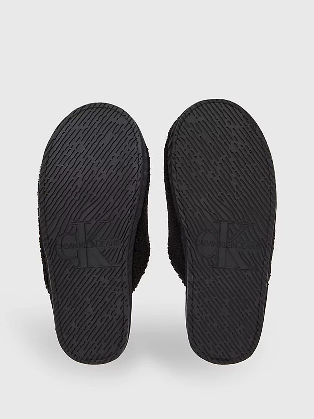 Pantufas de pele de carneiro sintética