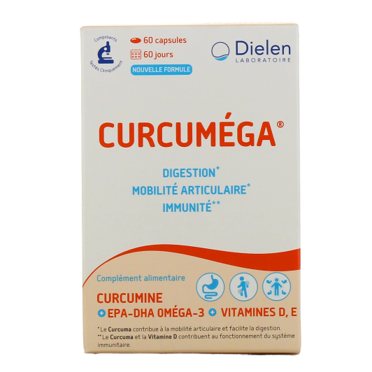 Dielen Curcumega - Digestion, articulations, immunité