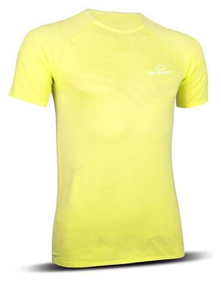 Maillot manches courtes BV Sport Aerial Court Jaune