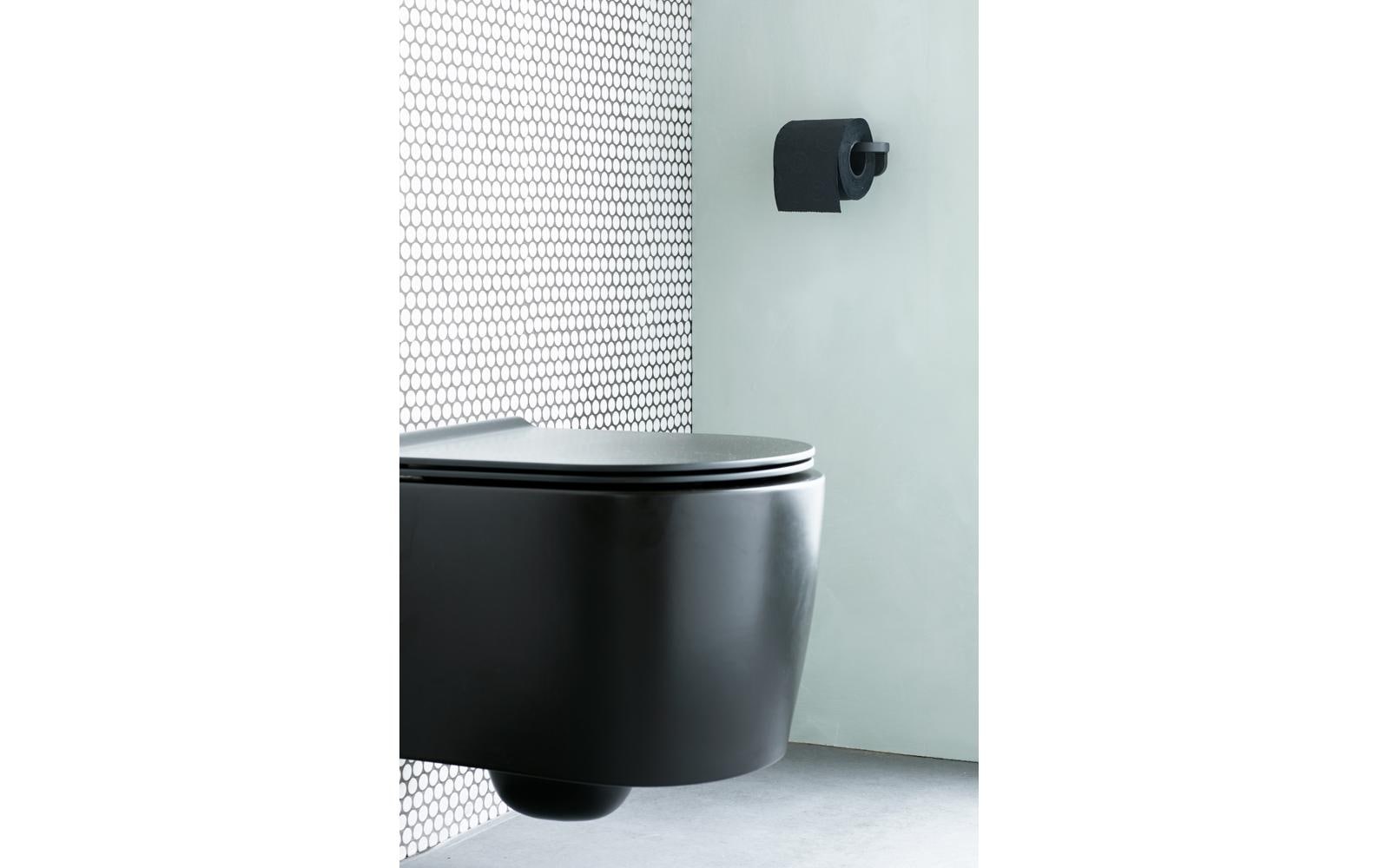 Toilettenpapierhalter Mindset AnthrazitWC-Papierhalter aus recyceltem Material
