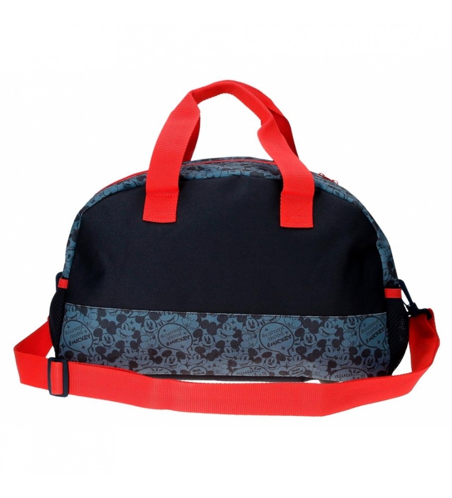 Mala de viagem Joumma Bags Mickey Get Moving 40cm Vermelha, Azul - 40x25x18cm -