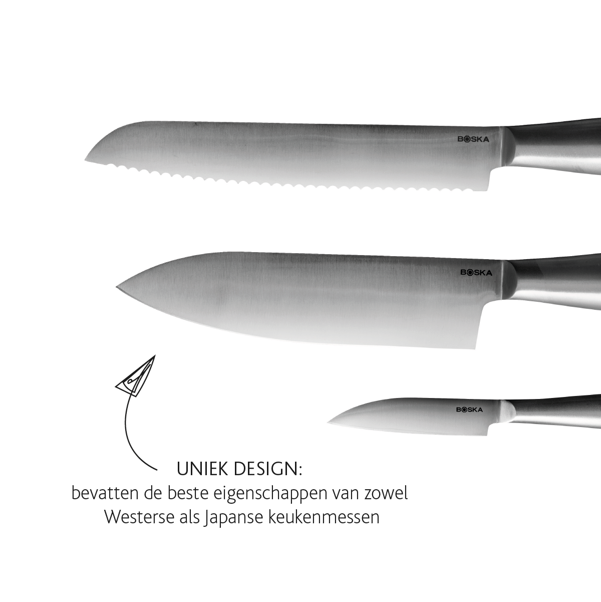 Kitchen knives Copenhagen, set of 3