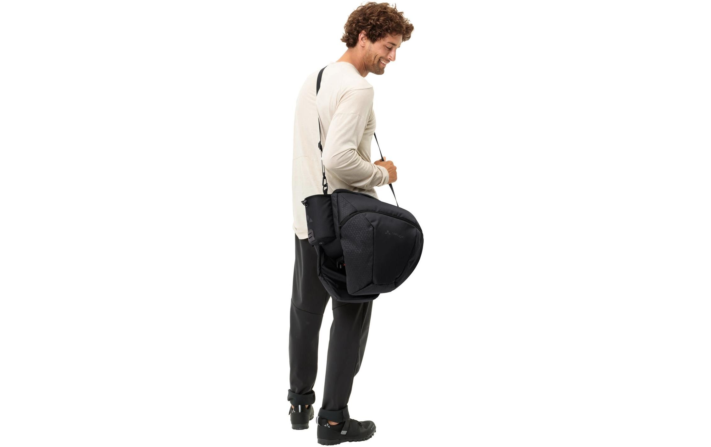 Gepäckträgertasche eSilkroad Plus (UniKlip) Black<br>Gepäckträgertasche