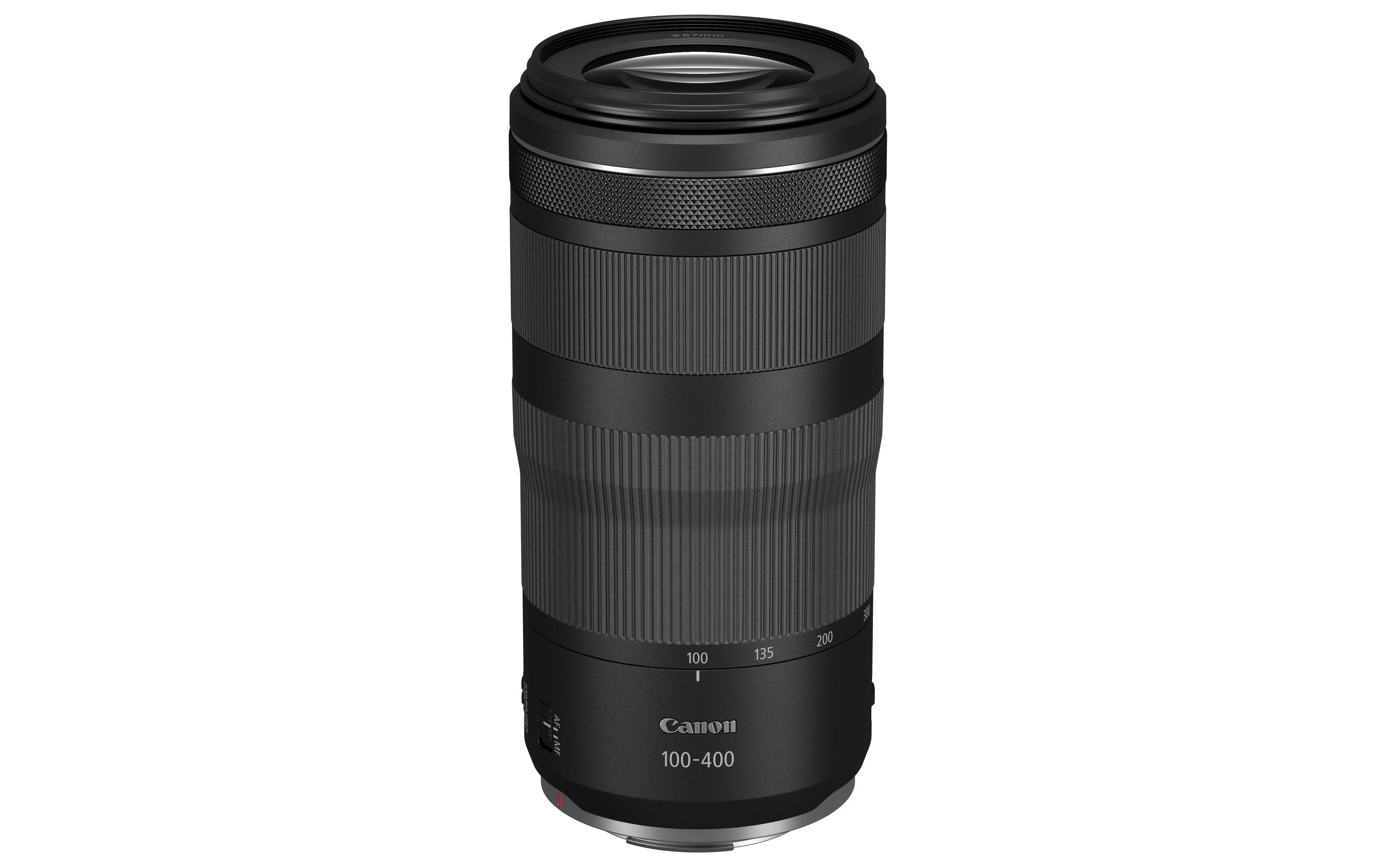 Zoomobjektiv RF 100-400 mm F/5.6-8.0 IS USM Canon RF<br>Leichtes, kompaktes Supertelezoom-Objektiv