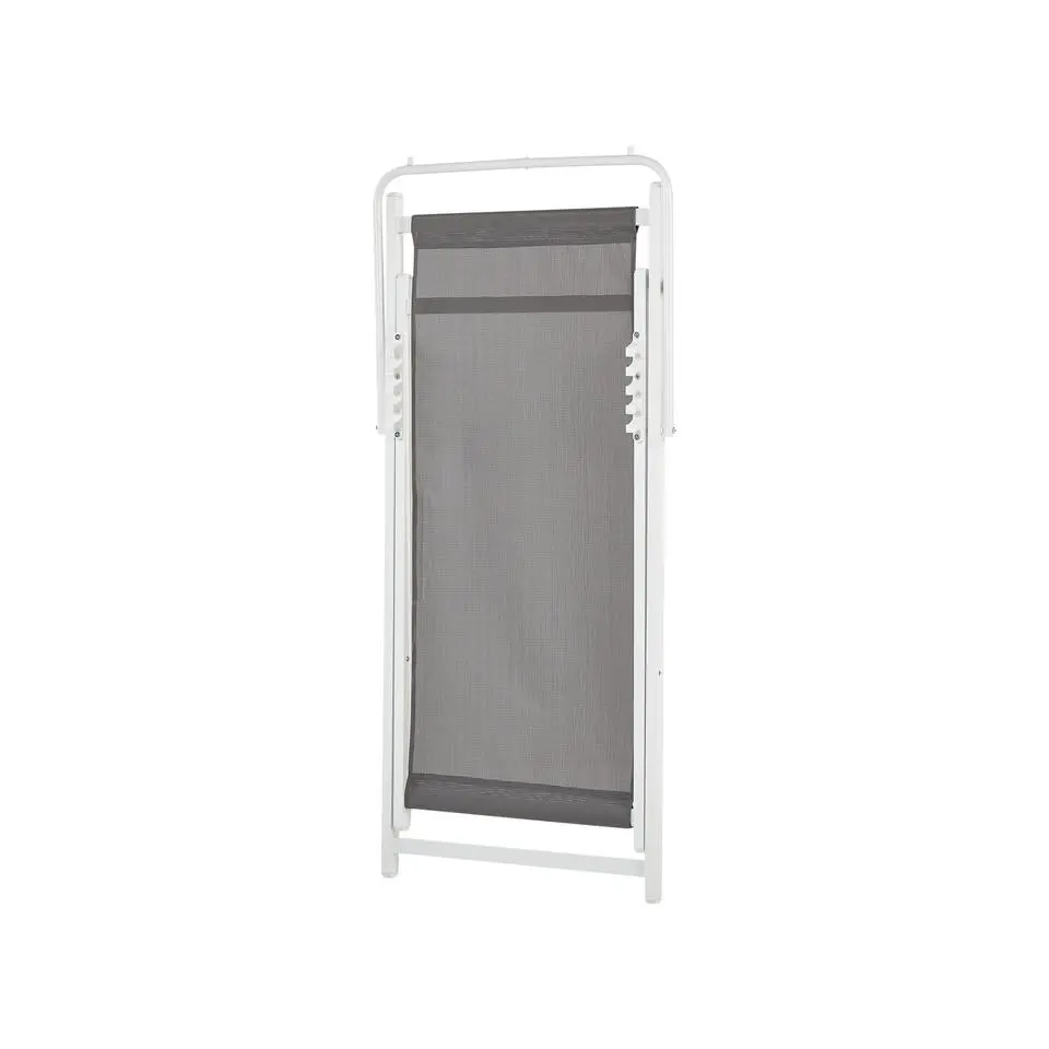 LOCRI II - Strandstoel - Grijs/Wit - Polyester