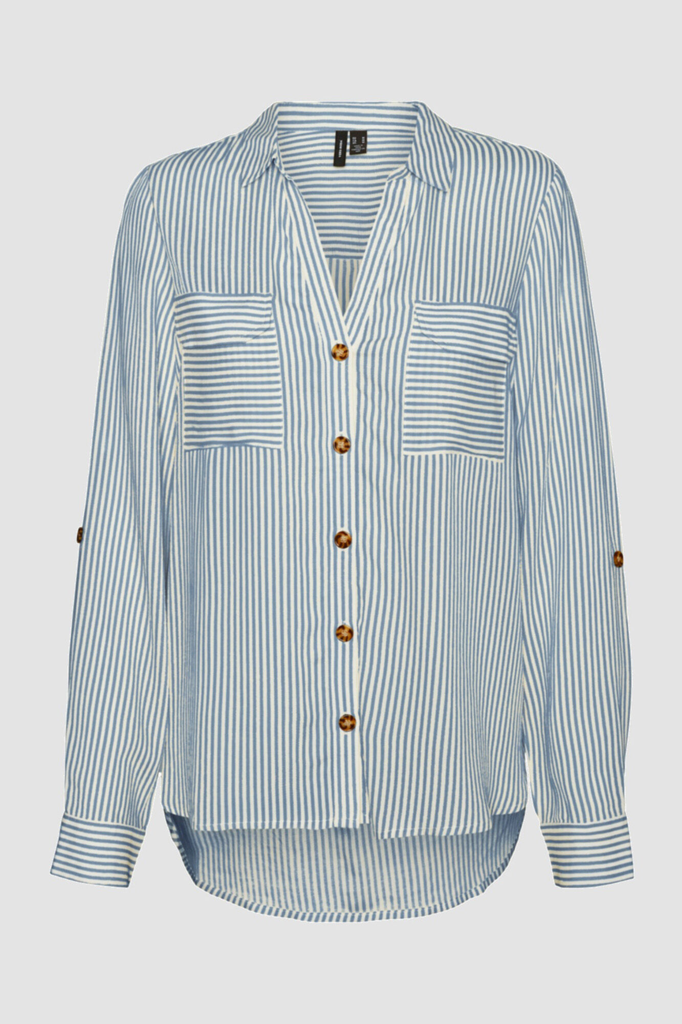 Camisa listrada - Estampa azul