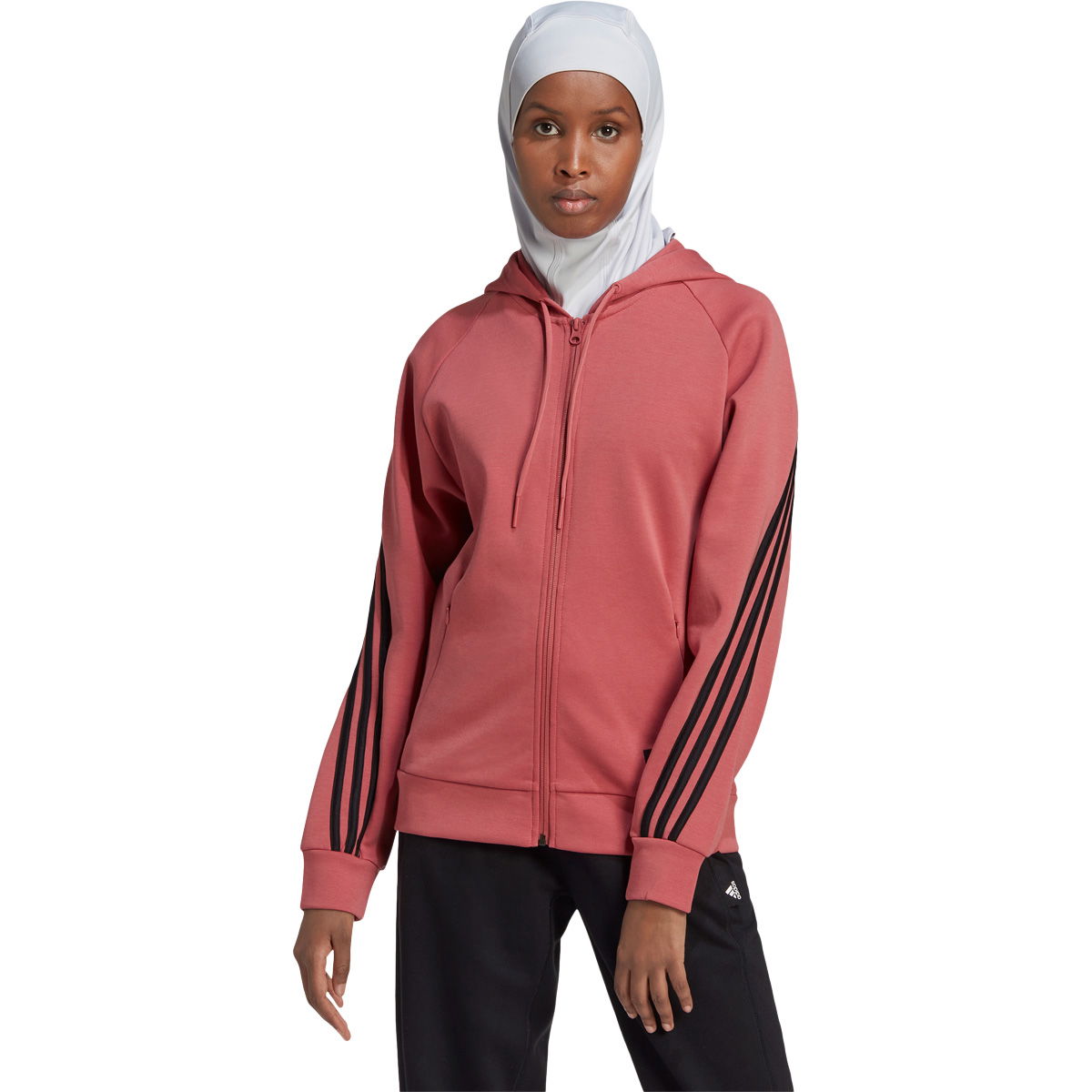 adidas Future Icons 3-Stripes Full Zip Hættetrøje Dame
