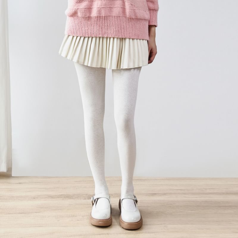 SHINSHIN - Hoge taille effen panty's / leggings
