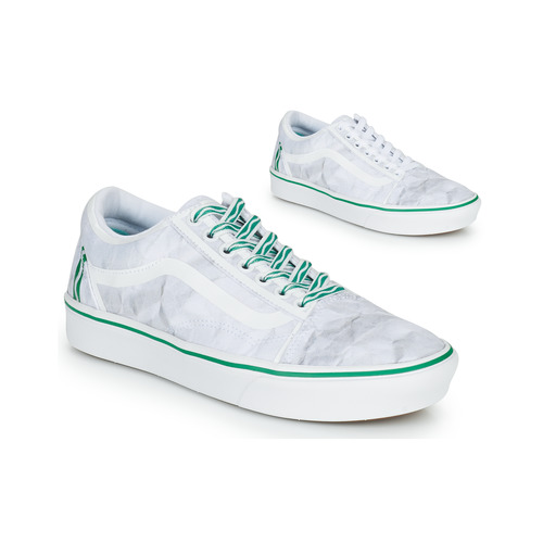 Vans - COMFYCUSH OLD SKOOL - Blanc / Gris / Vert