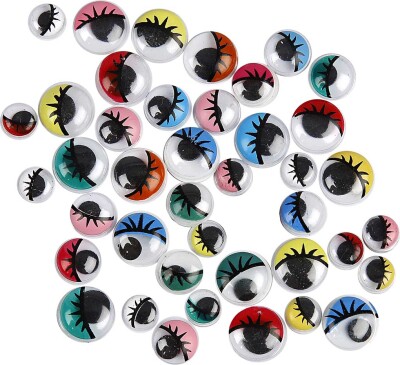Rulleøjne - Ø 8-12 MM - 300 Assorterede