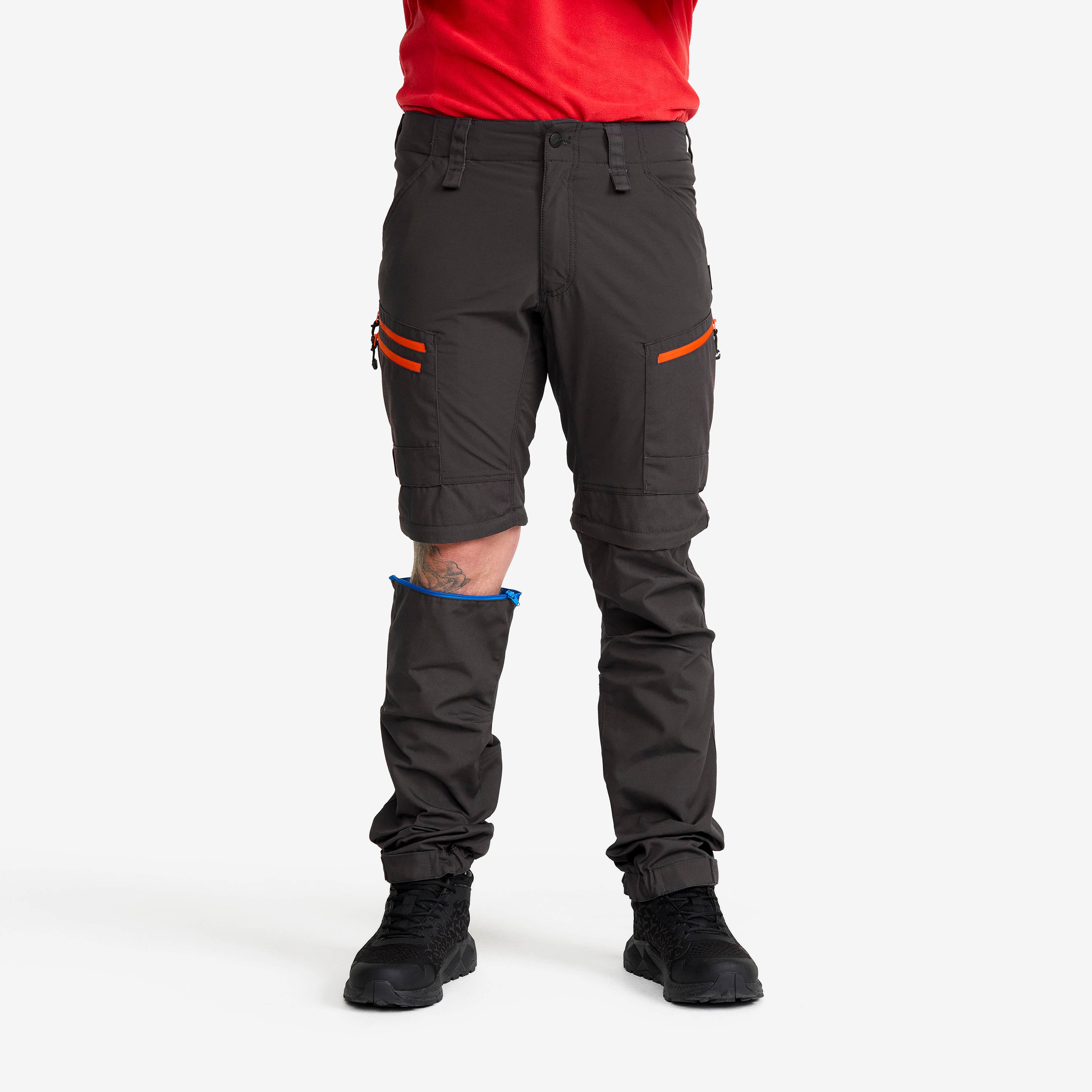 RVRC GP Pro Zip-off Pants Herre Grey/Orange