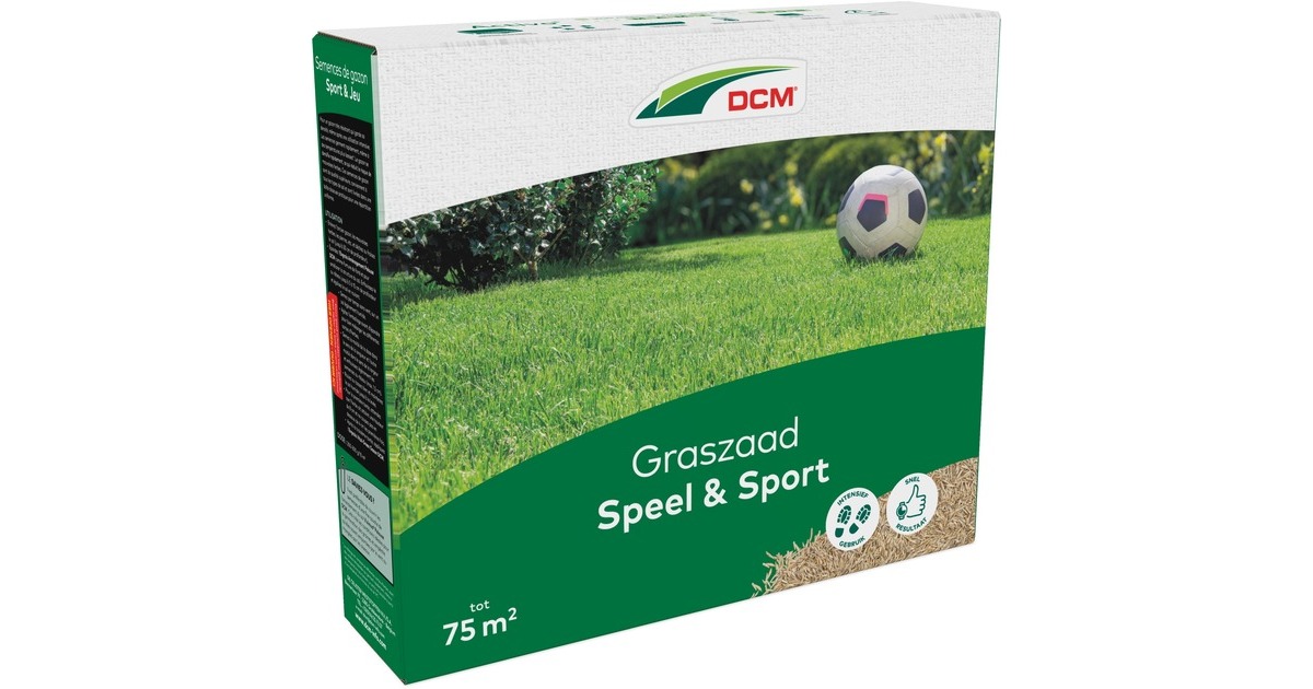 DCMGraszaad Speel & Sport 1,5 kg zaden  (Tot 75 m²)