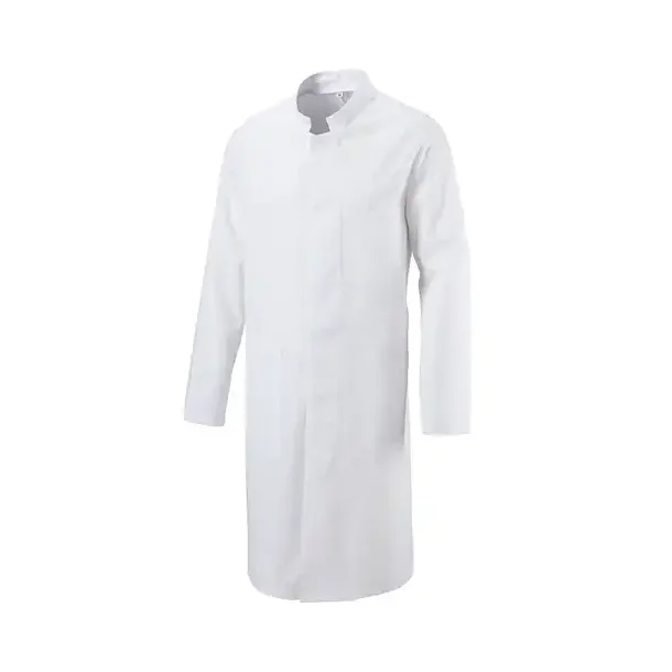 Herrefrakke/laboratoriefrakke farve hvid