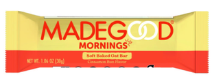 Made Good Mornings Cinnamon Bun Flavor Oat Bars 5ST
