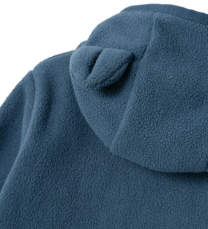 Name It Fleecedragt - NbnMeeko - Dark Denim m. ?rer