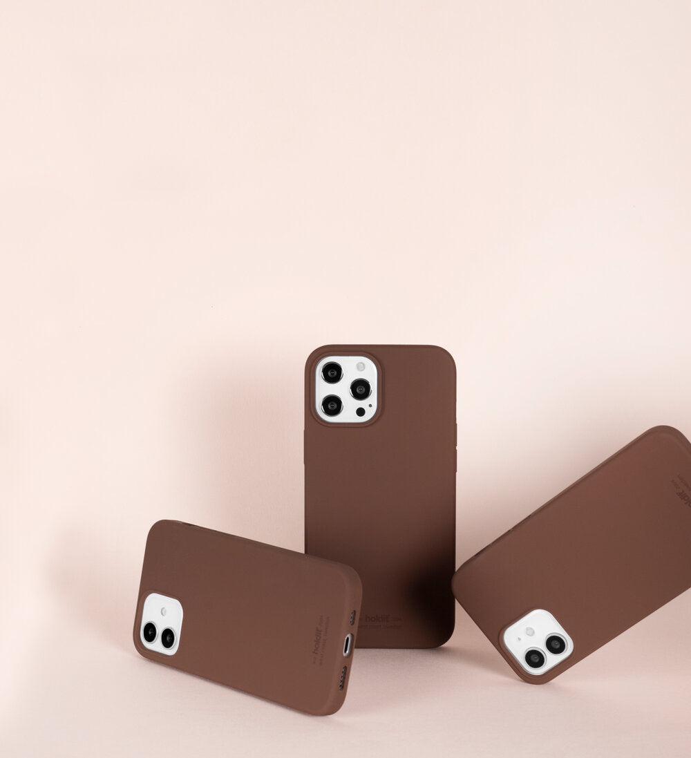 Holdit  iPhone 13 Pro Max Silicone cover - Dark Brown