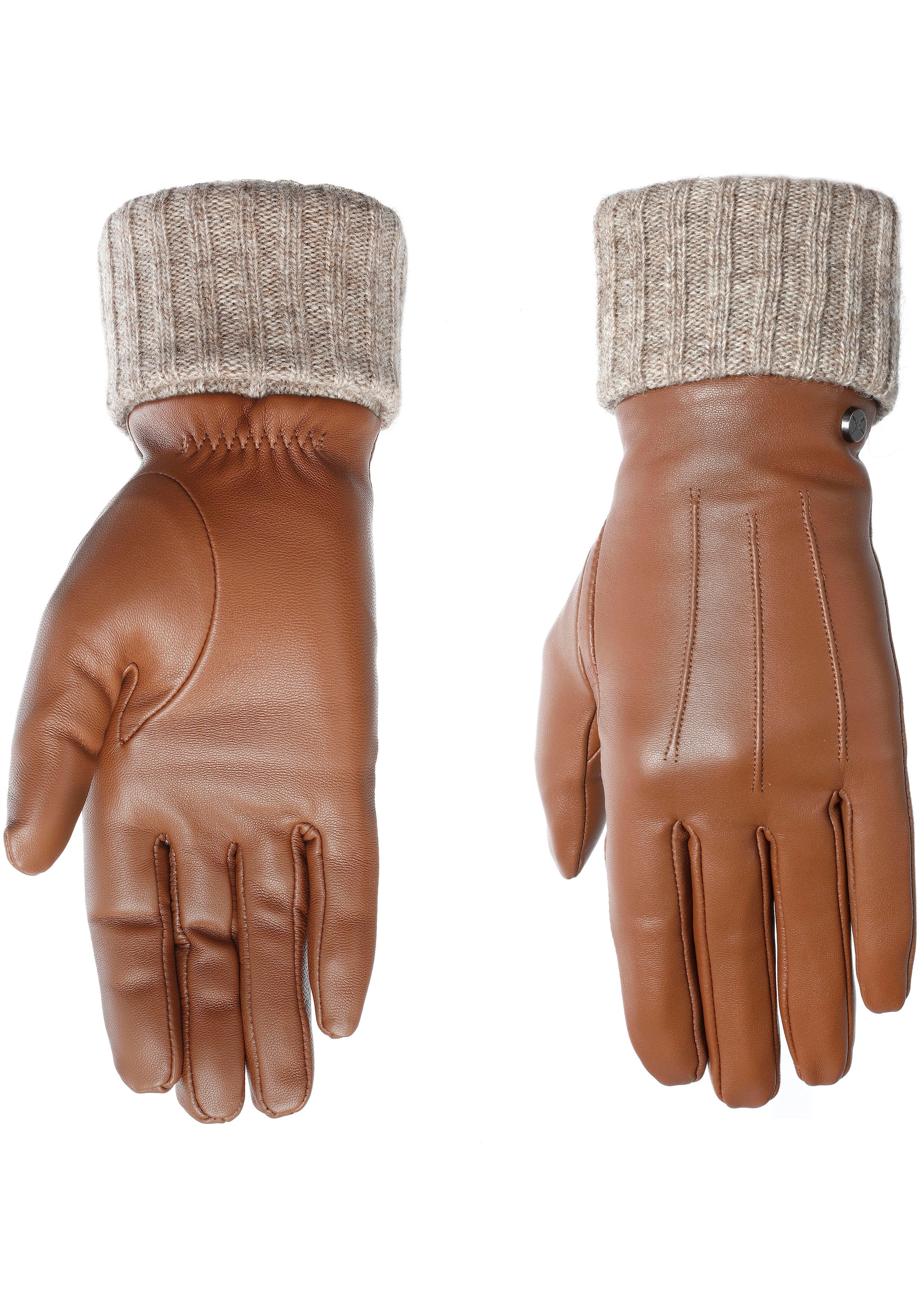 PEARLWOOD Lederhandschuhe »Lipa« Touchscreen proofed - mit 10 Fingern bedienbar