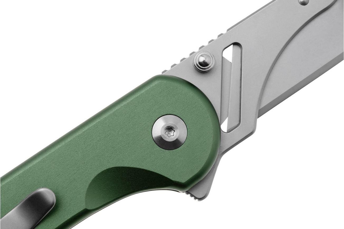 Civivi Elementum Utility C23039B-3 Green Aluminum, Stonewashed Blade Holder, Plain 6Cr Blade utility zakmes