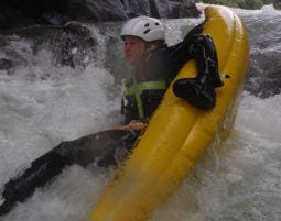 Riverbugging auf der Lammer als Geschenkidee