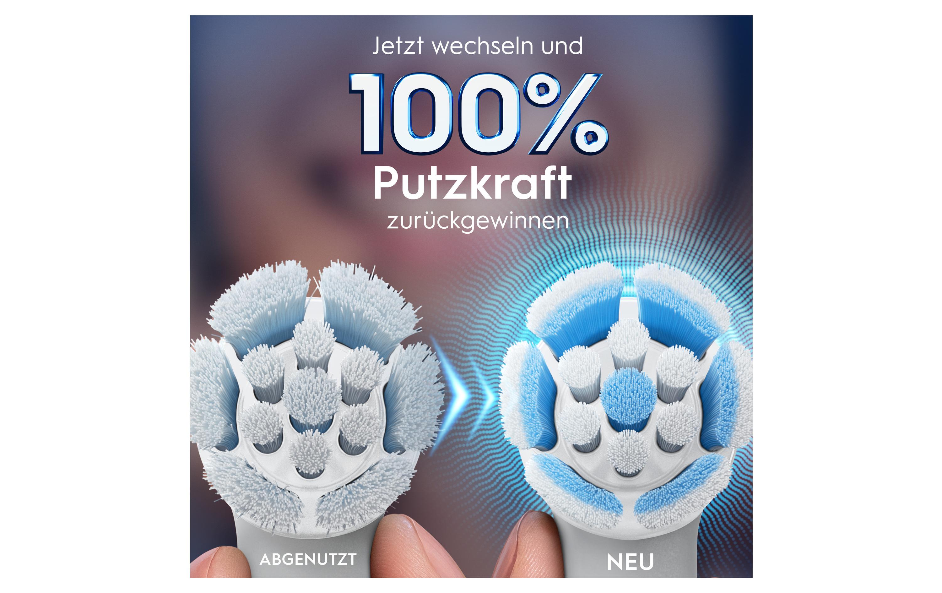 Zahnbürstenkopf iO Sanfte Reinigung 4 StückErsatzbürsten
